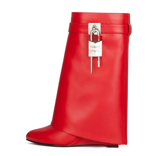 Short Padlock Boots
