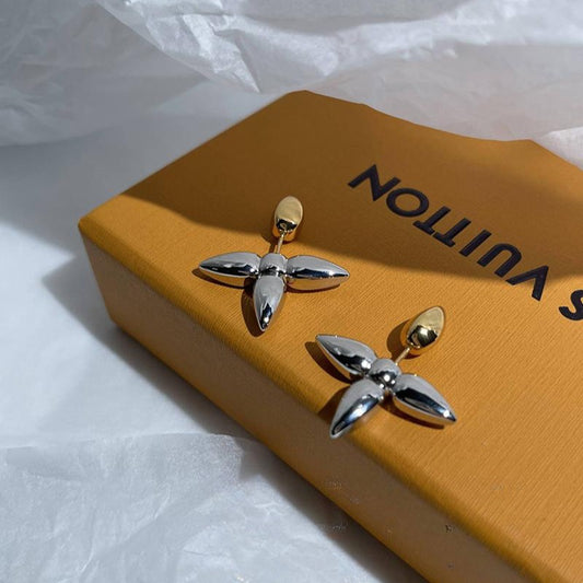 Silver Gold Earrings