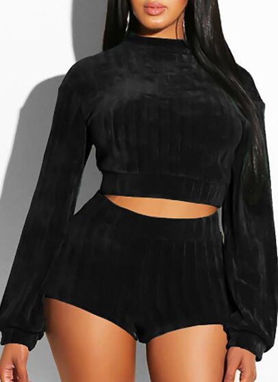 Corduroy Shorts Set