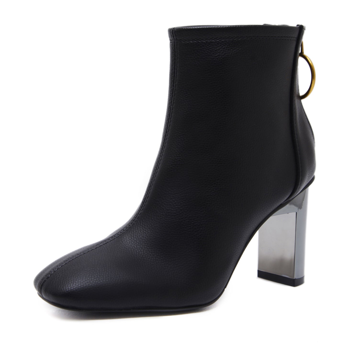 Square Toe Ankle Boots