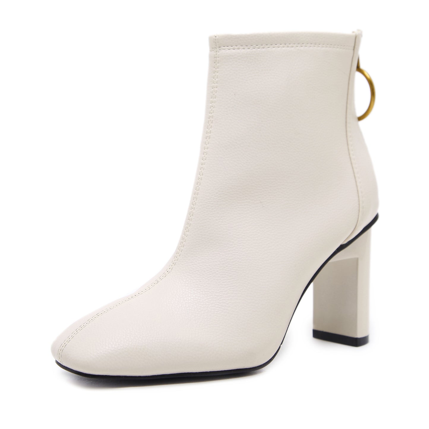 Square Toe Ankle Boots