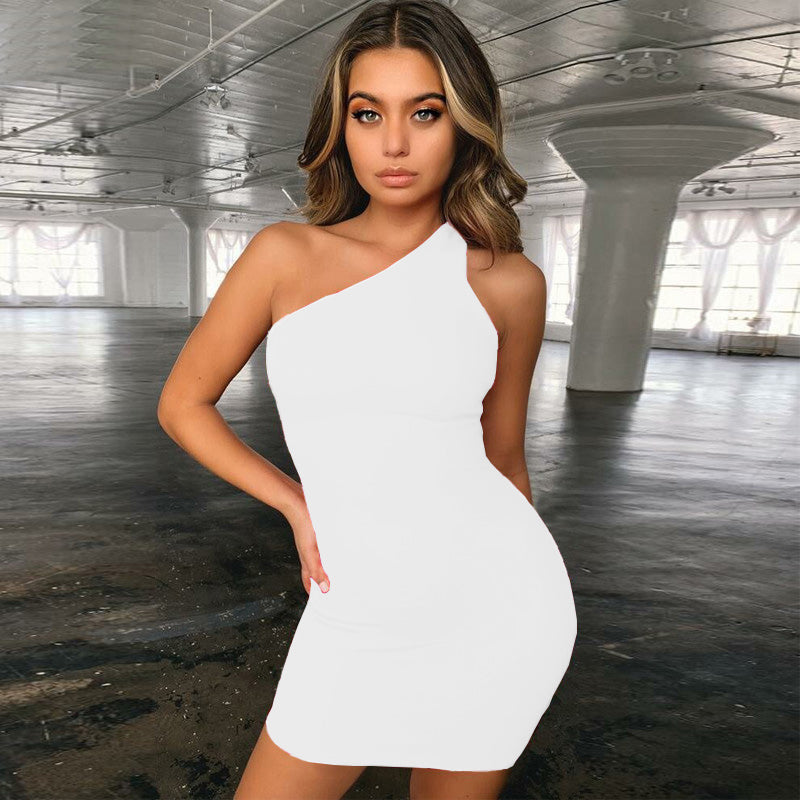 One Shoulder Mini