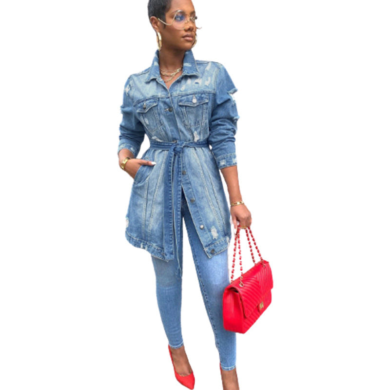 Graphic Denim Jacket