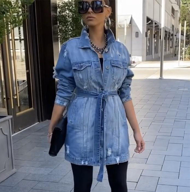 Graphic Denim Jacket