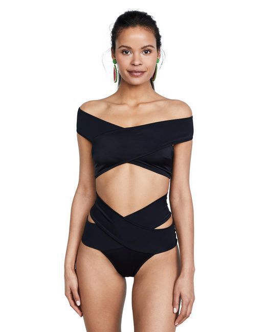 Off Shoulder Two-Piece Swimsuit