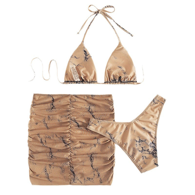 Three-Piece Split Bikini Set