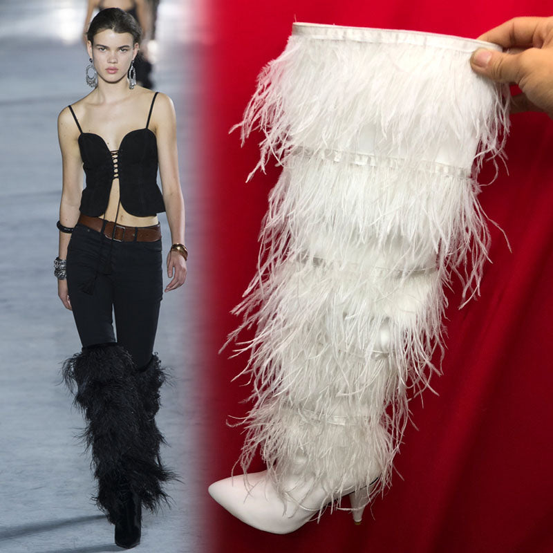 Feather Boots