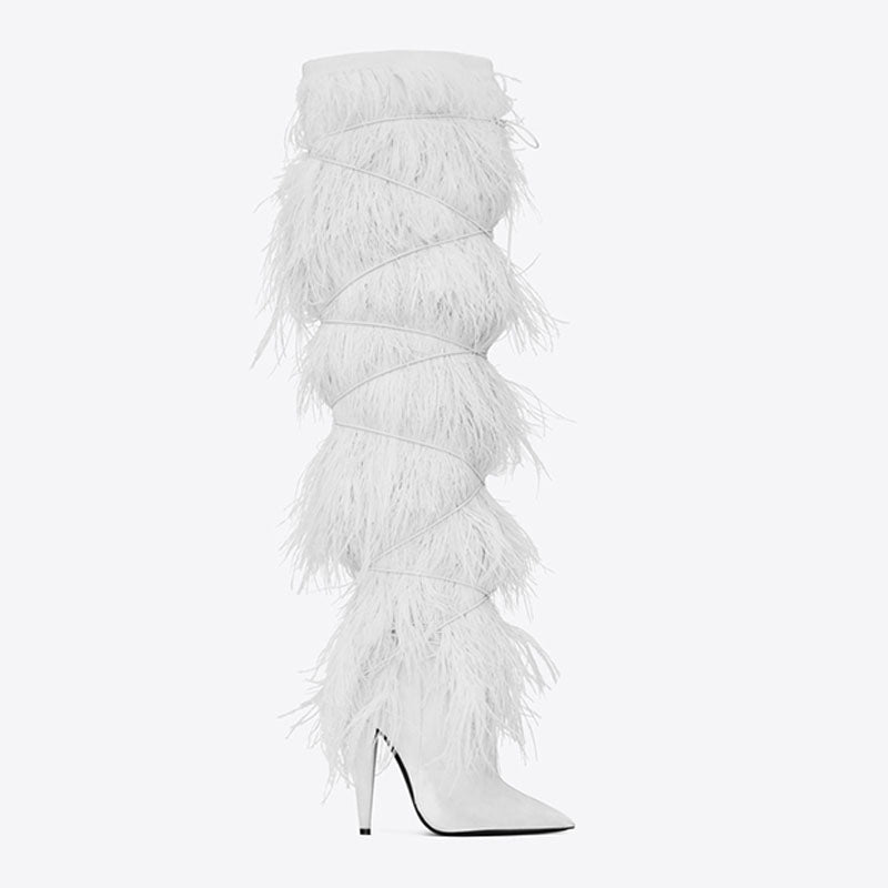 Feather Boots