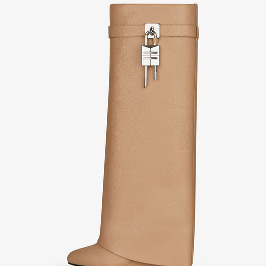 Tall Padlock Boots