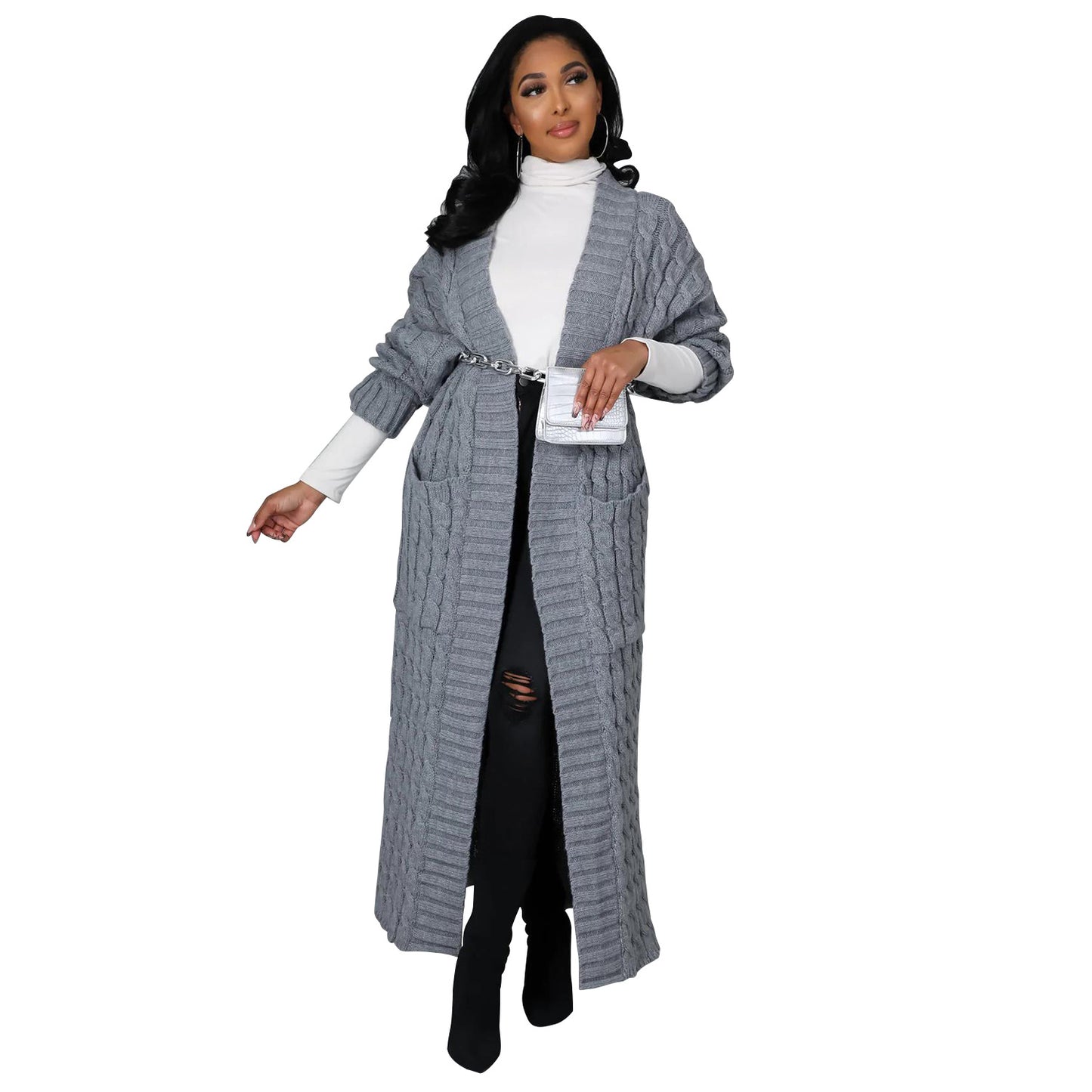 Floor Length Cardigan