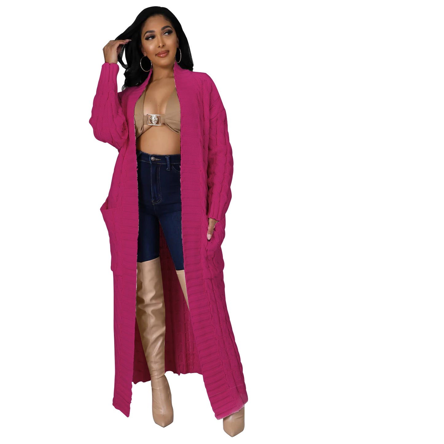 Floor Length Cardigan