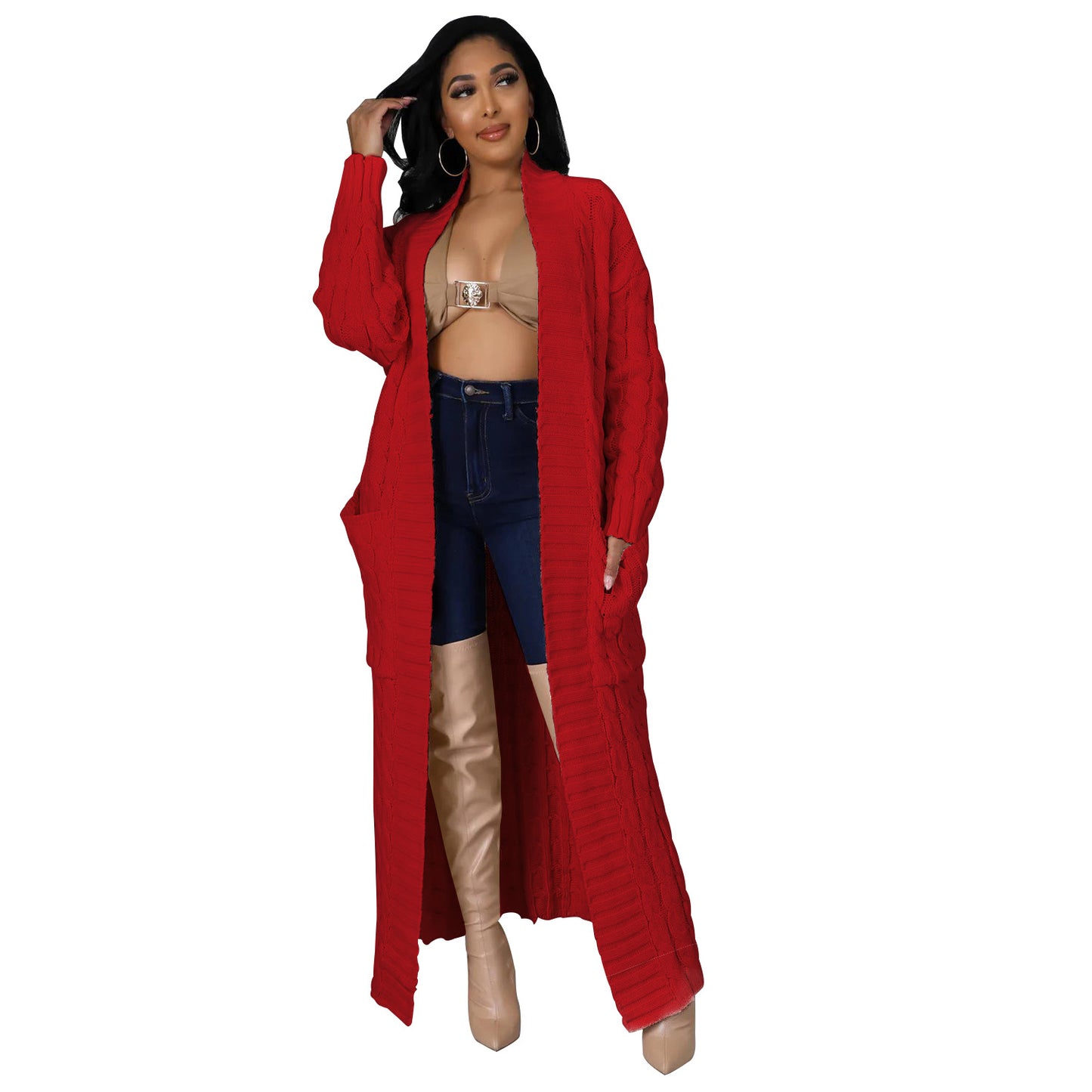 Floor Length Cardigan