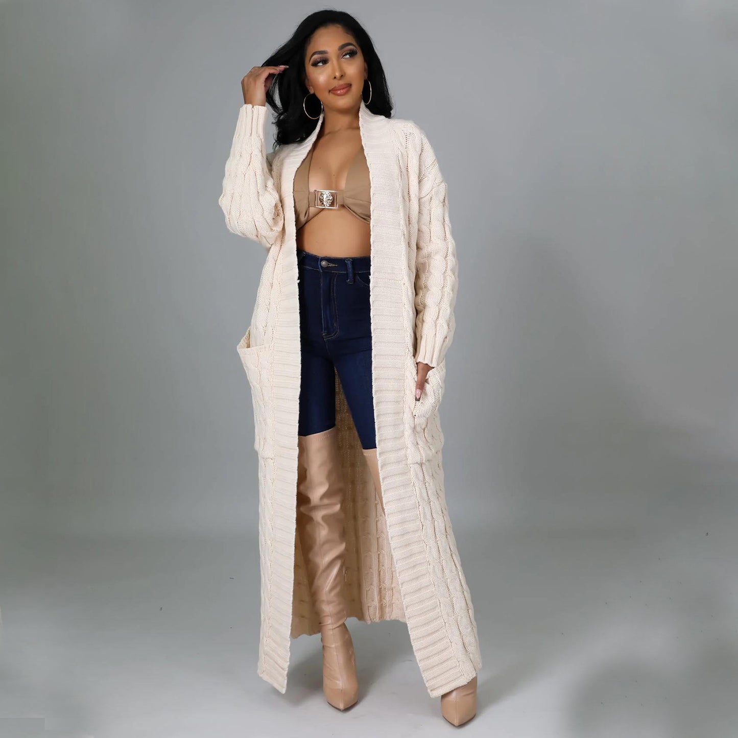 Floor Length Cardigan