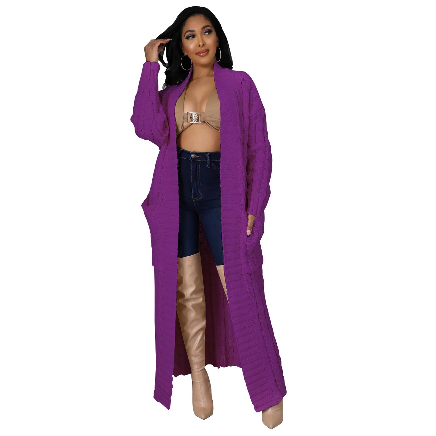 Floor Length Cardigan