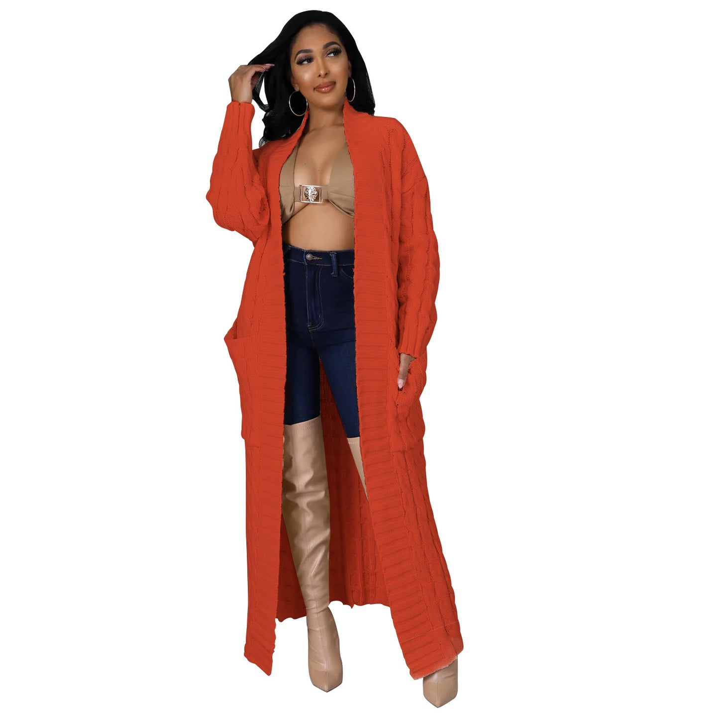 Floor Length Cardigan