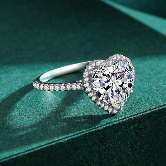 Crystal Heart Ring