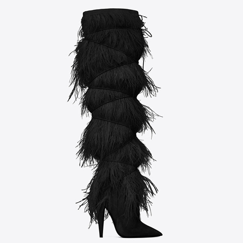 Feather Boots