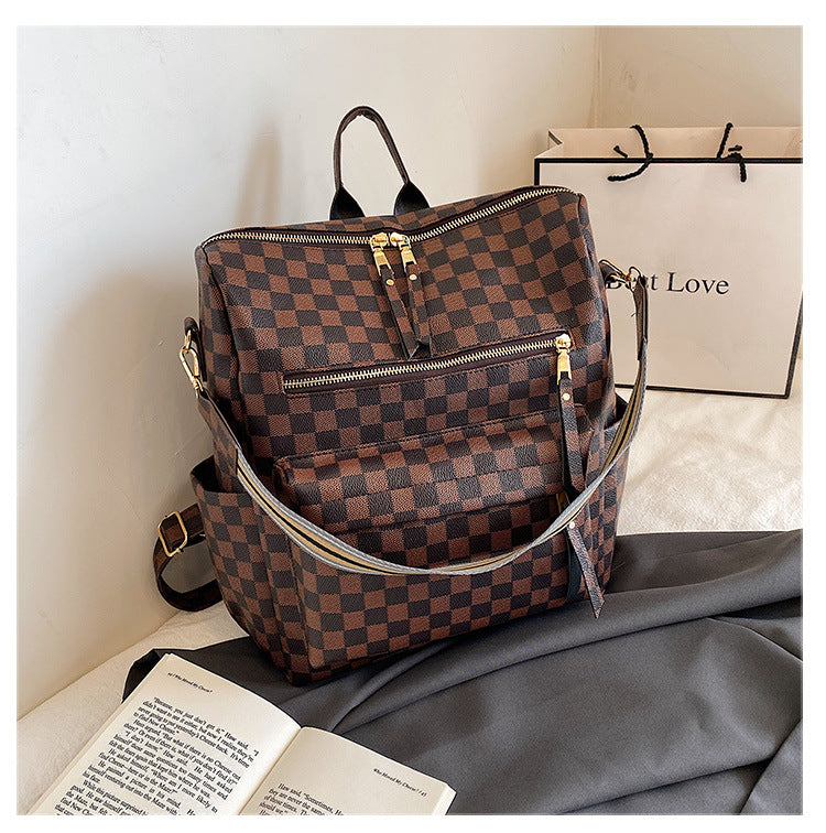 Checkered Backpack