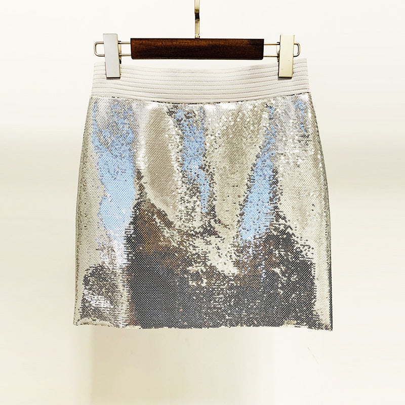 Sequin Skirt Set