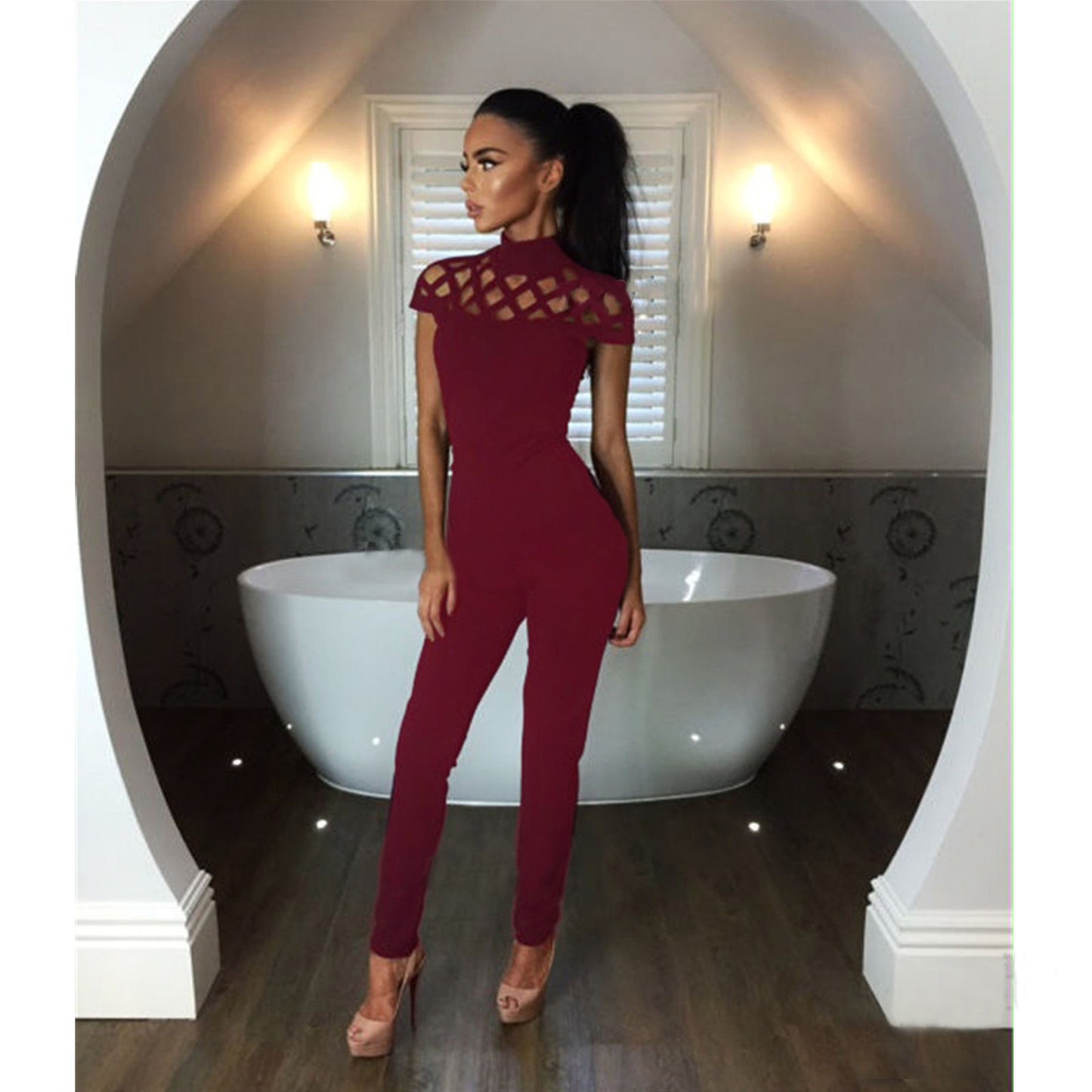 Straight Leg Jumpsuit