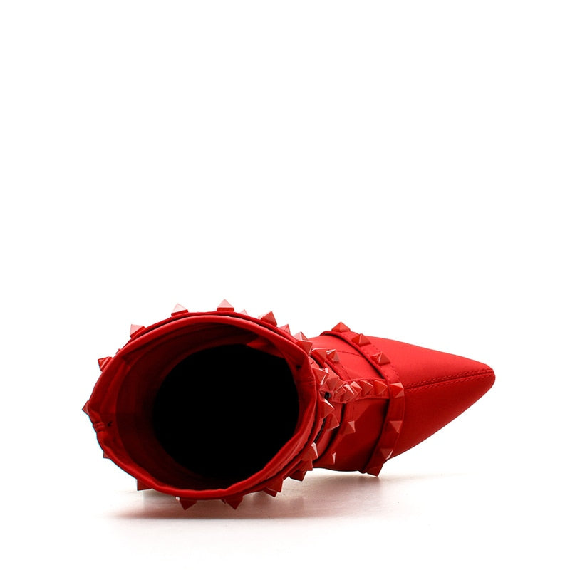 Spiked Ankle Boots