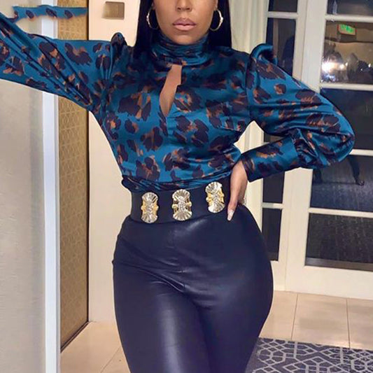 Leopard Print Blouse