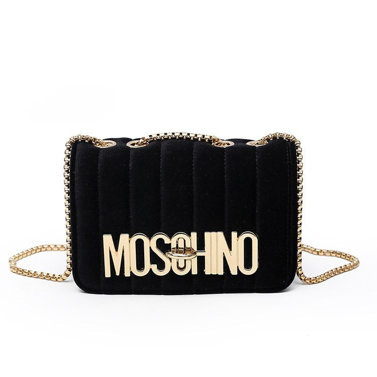 Velvet Letter Bag