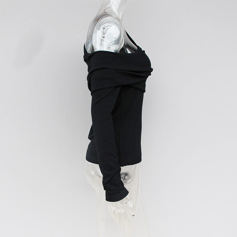 Long Sleeve Off Shoulder Top