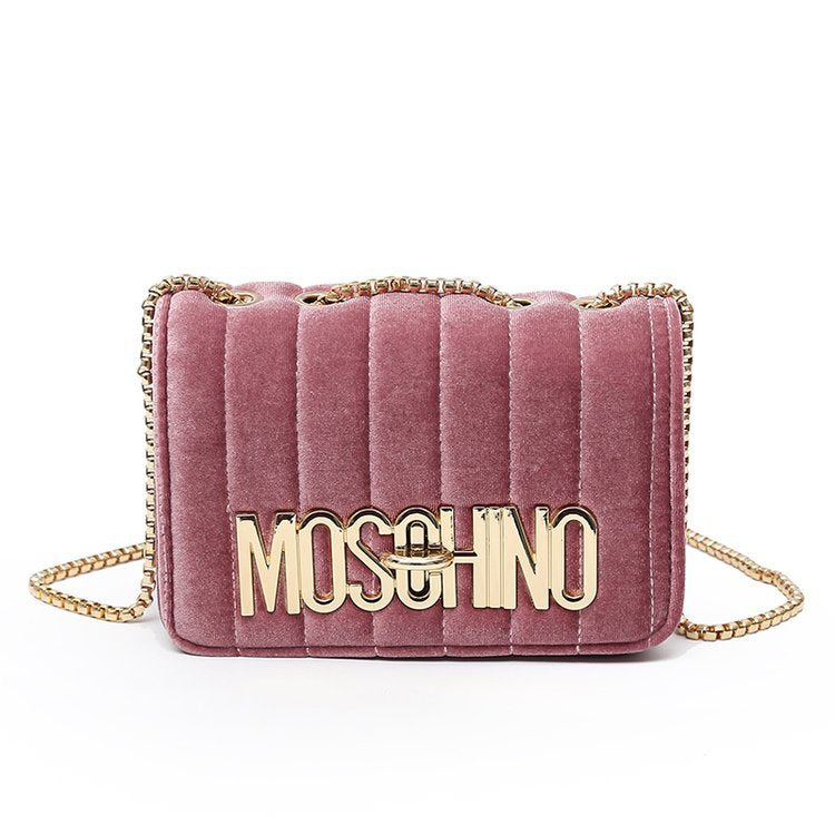 Velvet Letter Bag