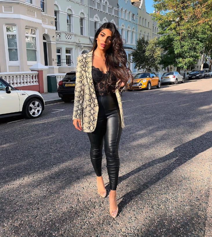 Snake Print Blazer