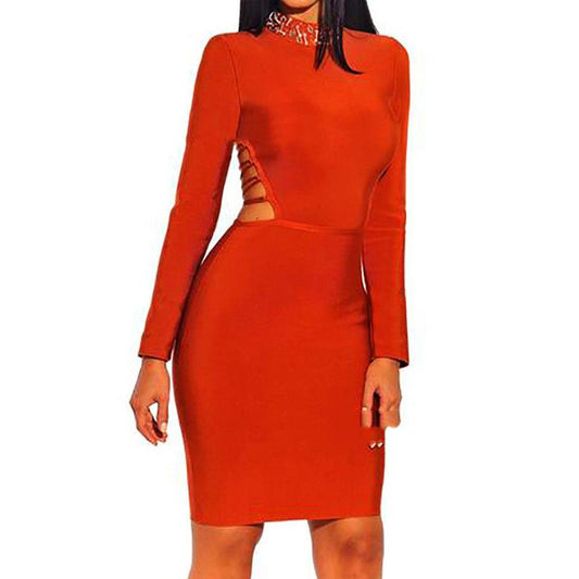 Open Back Bandage Dress