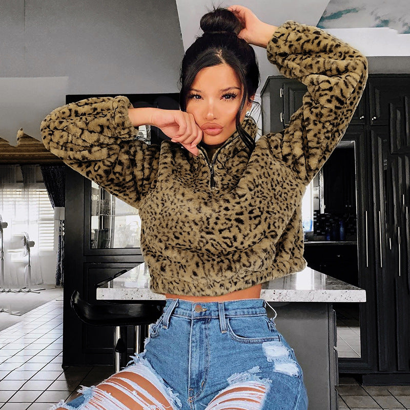 Leopard Pattern Pullover