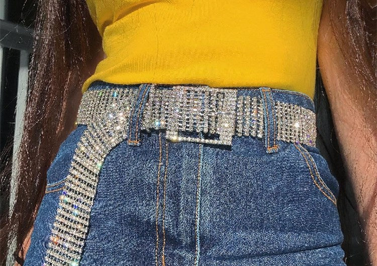 Luxury Rhinestone Belt