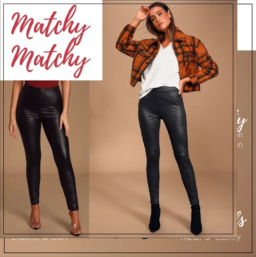 Faux Leather Leggings