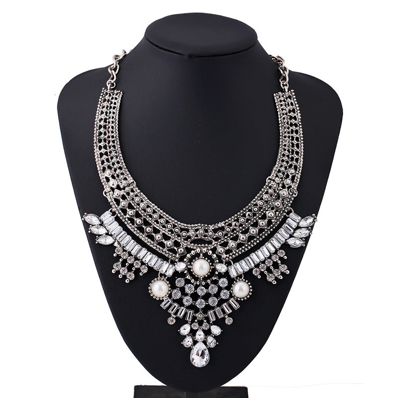 Diamond Statement Necklace