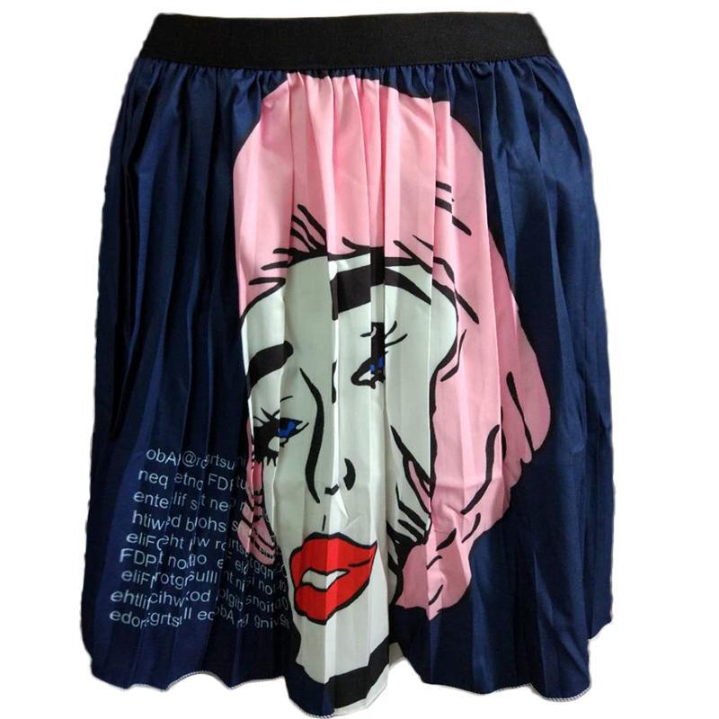 Hot Cartoon Popular Pleated Skirt
