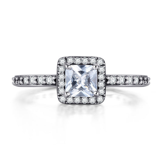 Sterling Silver Cubic Zirconium Fashion Ring