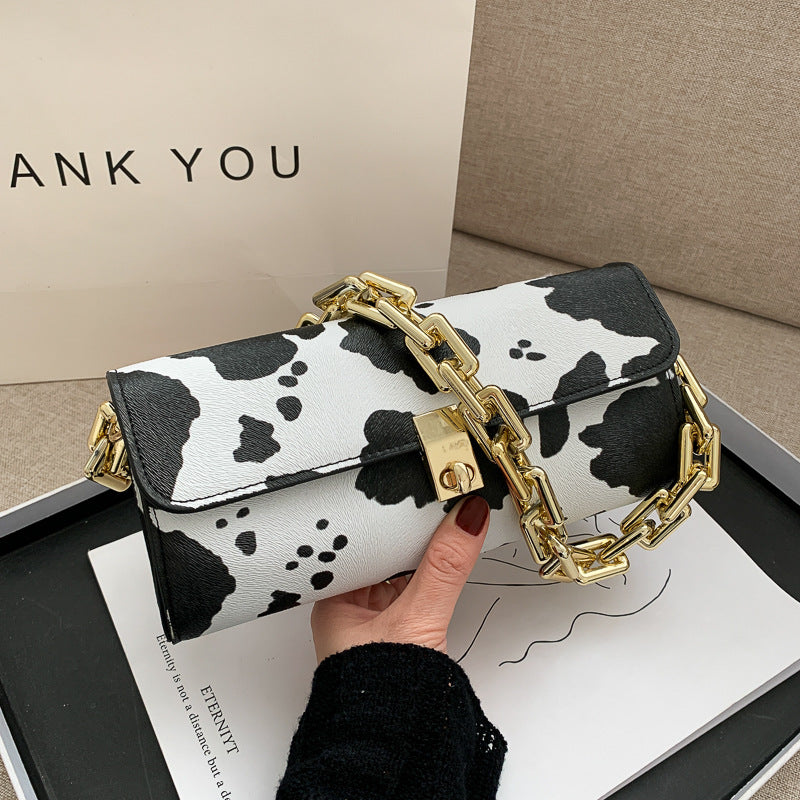 Animal Print Chain Bag