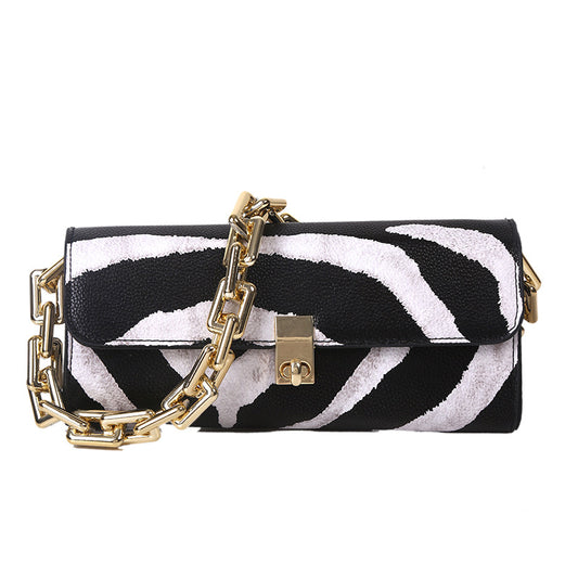 Animal Print Chain Bag