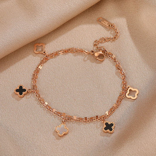 Four-Leaf Clover Bracelet