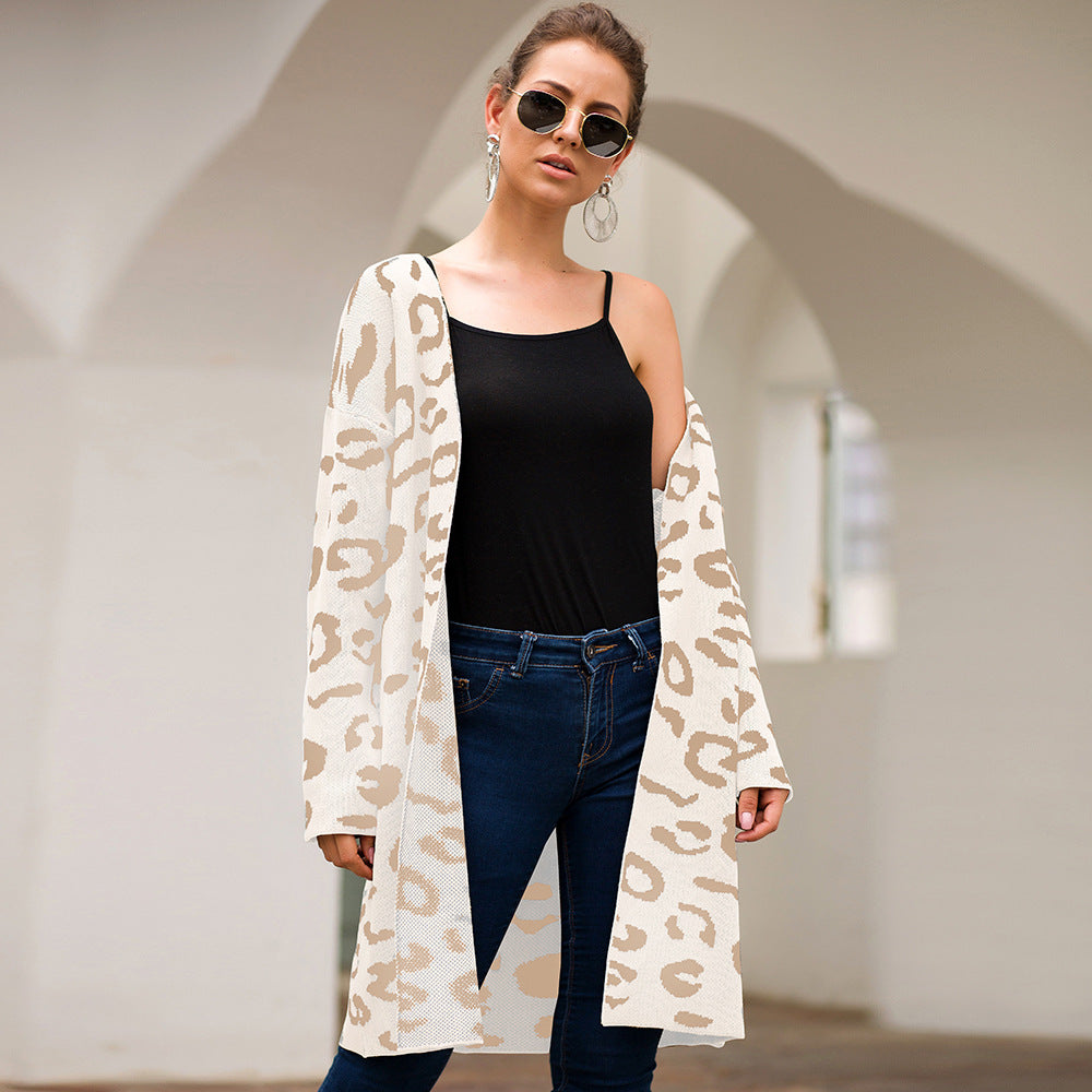 Leopard Cardigan Sweater