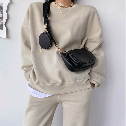 Mini Crossbody Bag with Pochette Accessory