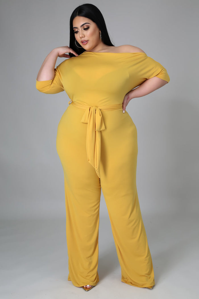 Off Shoulder Jumpsuit
