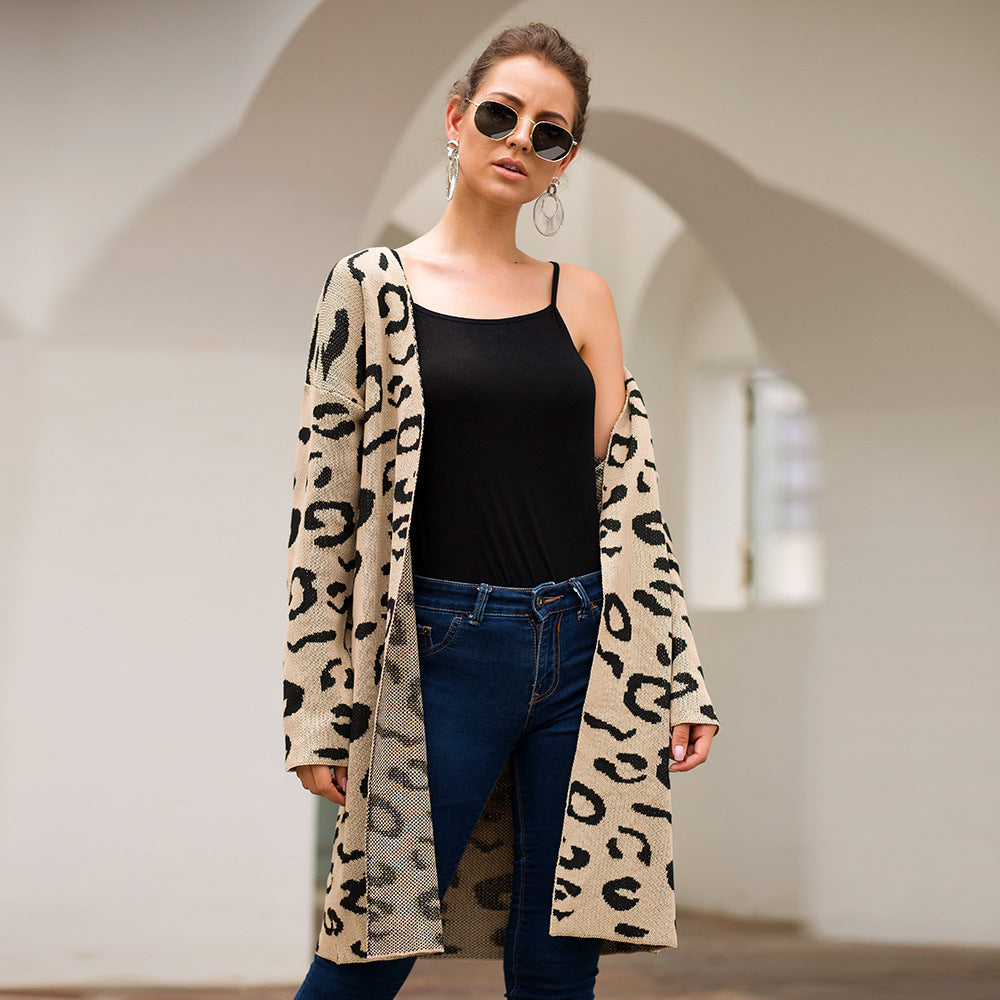Leopard Cardigan Sweater