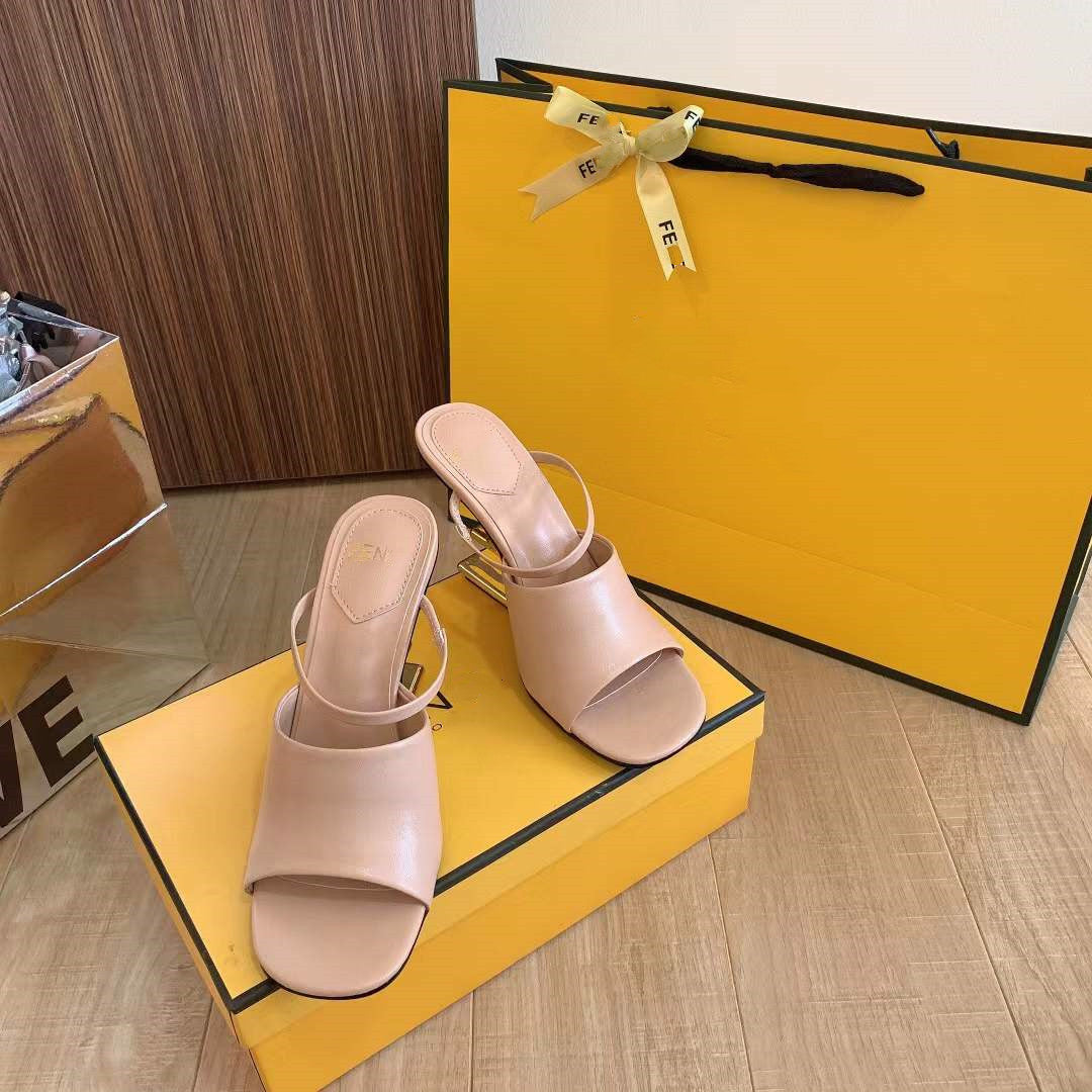 FF Metal Heel Sandals