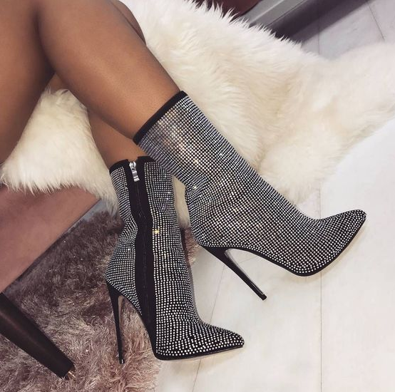 Rhinestone Booties
