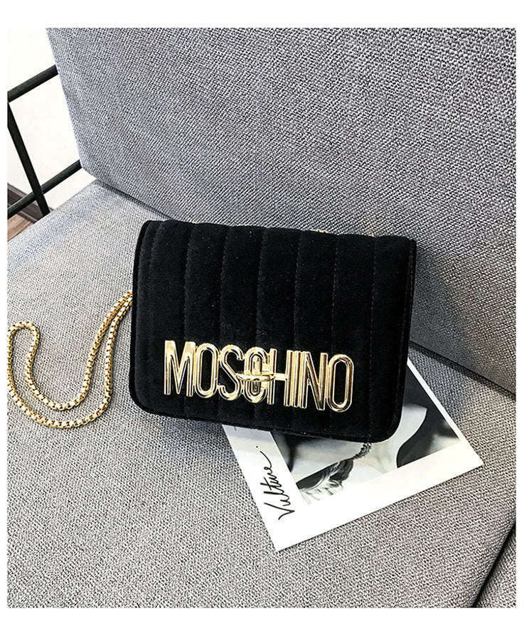 Velvet Letter Bag
