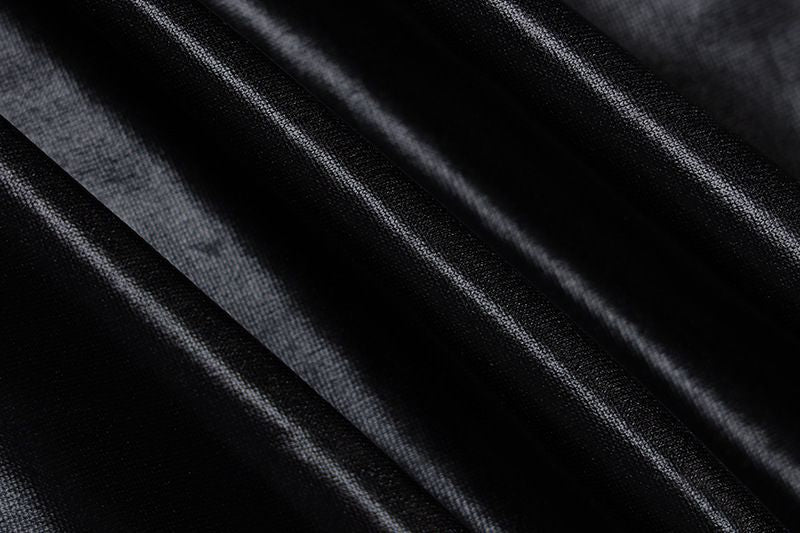 Backless Leather Dress