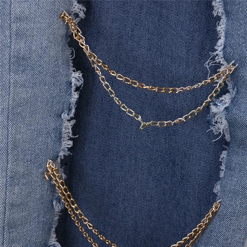 Exaggerated Ripped Jeans