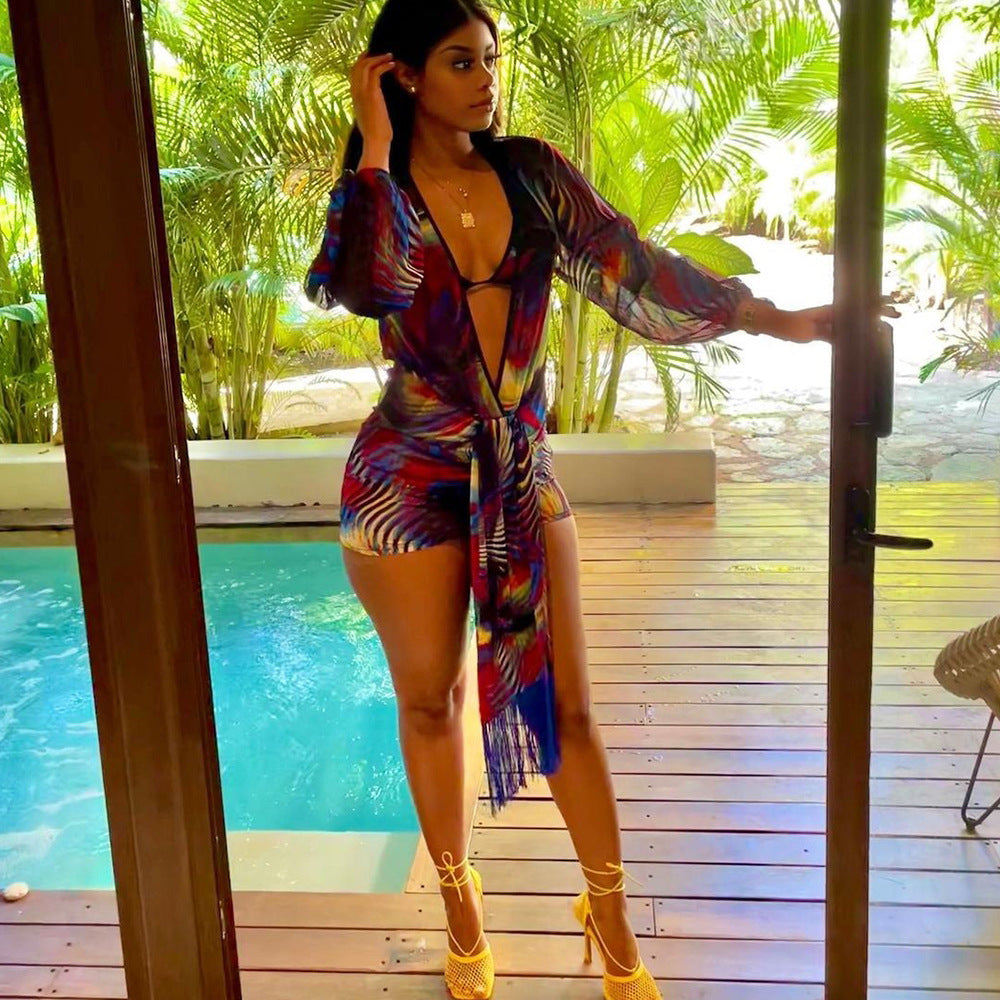 Mesh Swimsuit Set
